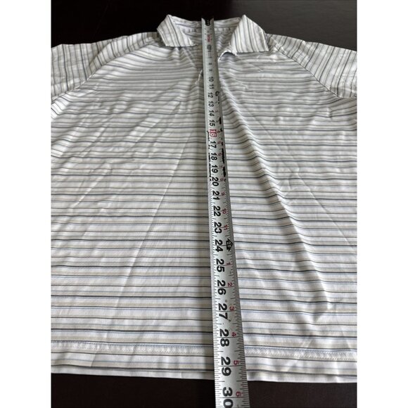 Bollé Golf Mens Striped Polo Shirt Size L - Picture 5 of 8